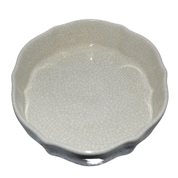 Dedun Pottery Blue And White Bowl Rabbit Motif Around Sides Decor Easter - Picture 3 of 7